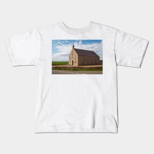 Twatt Kirk, Birsay, Orkney, UK Kids T-Shirt